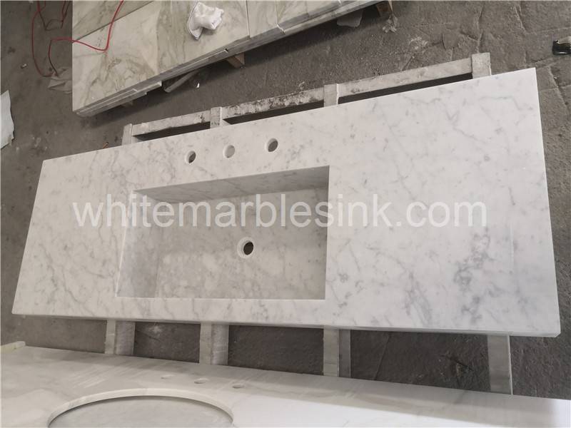 Whitemarble Basin with Countertop